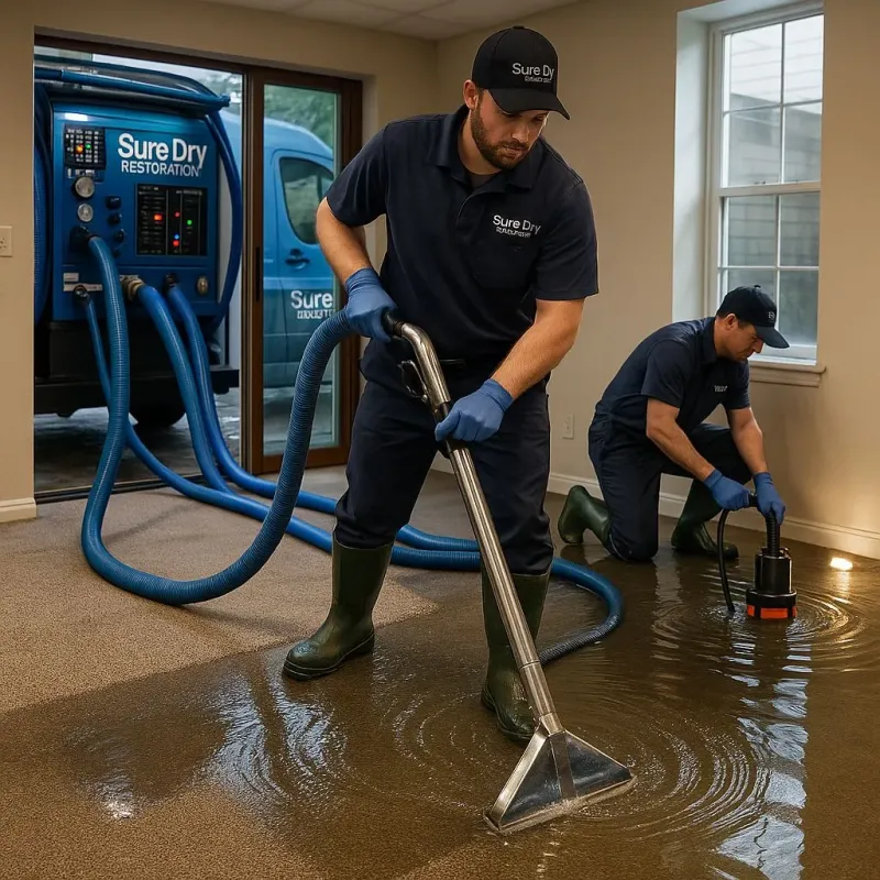 Water Extraction and Removal process in Woodland Heights, PA
